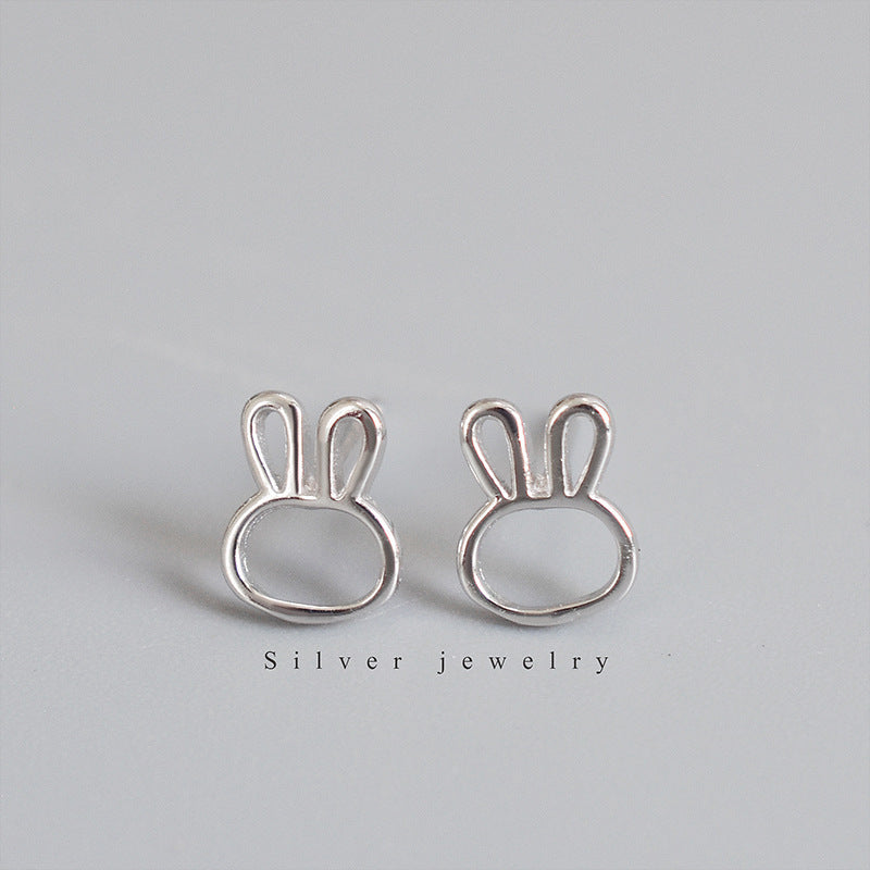 Cute Little Rabbit S925 Sterling Silver Earrings