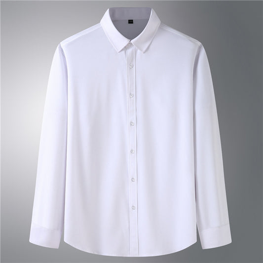 New Large Fat Man Business Casual Professional Shirt Thin