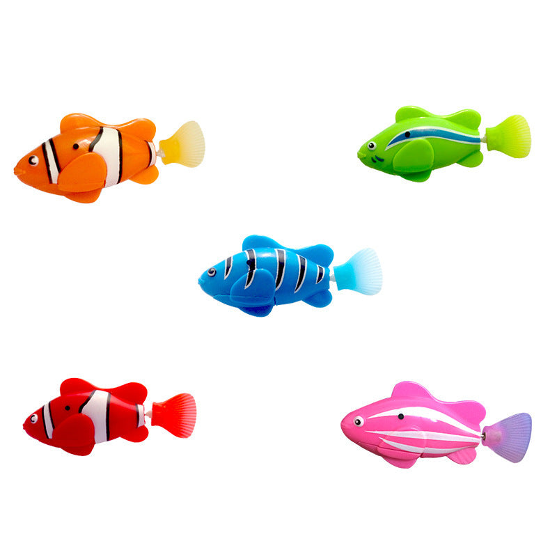 Pet Funny Cat Children Bathing Electronic Fish Toy