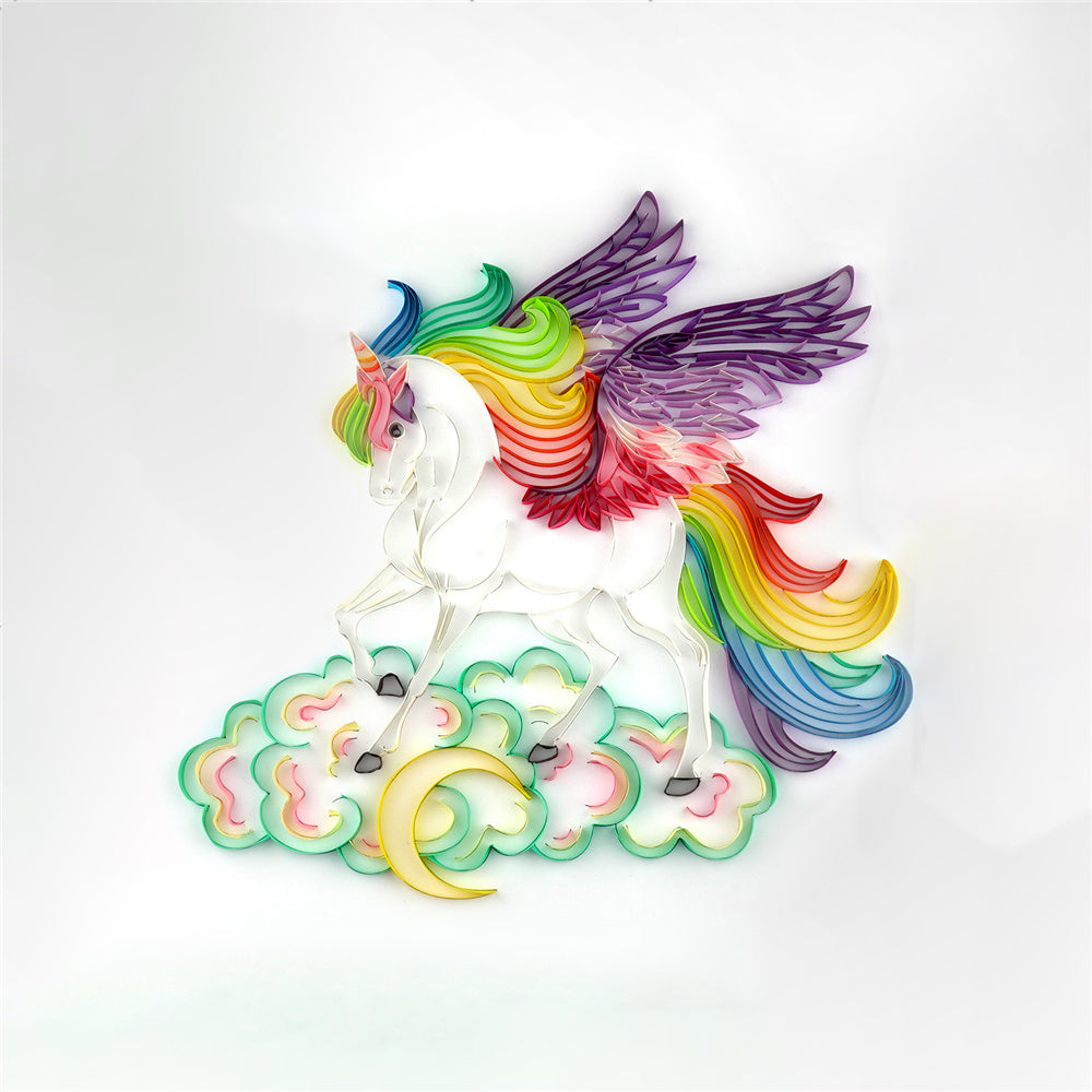 Pintura de papel acolchado artesanías creativas hechas a mano
