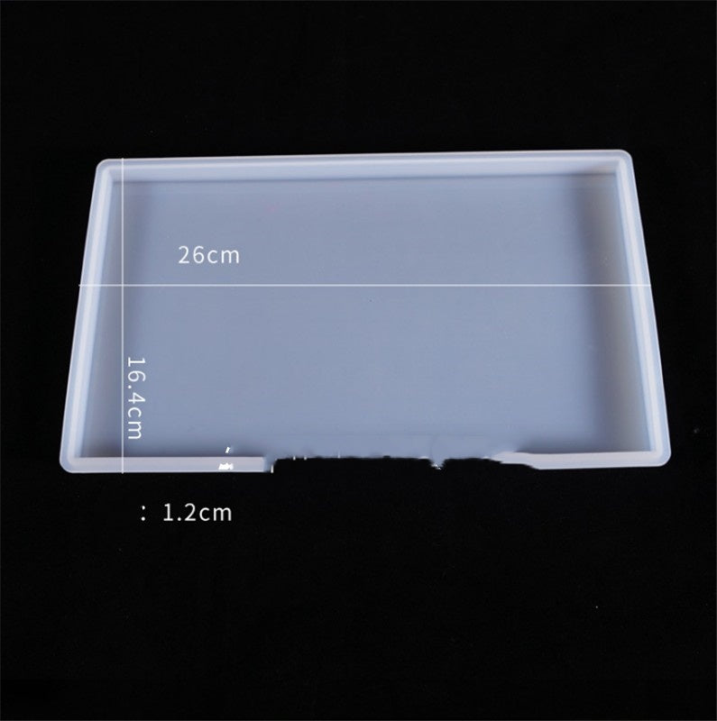 Diy Material Drop Glue Swing Table Base Tray Pressure Mud Plate Silicone Mold Handmade