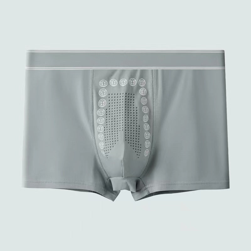 Men's Underwear Pure Cotton Graphene Antibacterial Particles Breathable Absorbent Loose Boxers