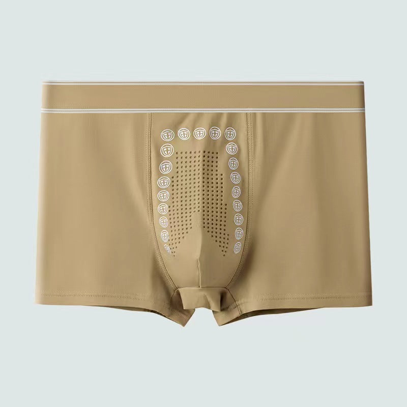 Men's Underwear Pure Cotton Graphene Antibacterial Particles Breathable Absorbent Loose Boxers