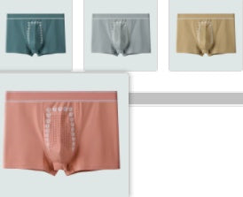 Men's Underwear Pure Cotton Graphene Antibacterial Particles Breathable Absorbent Loose Boxers