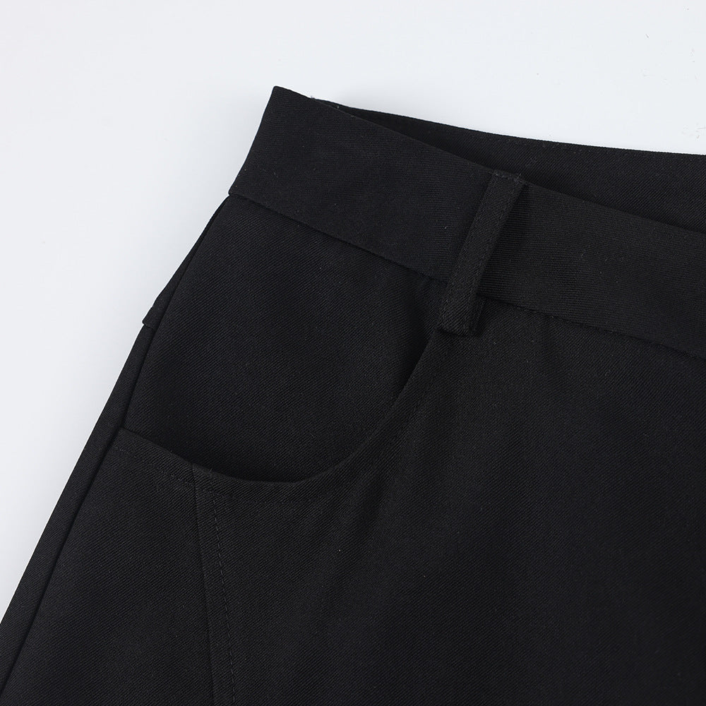Loose Solid Color Casual Trousers For Men