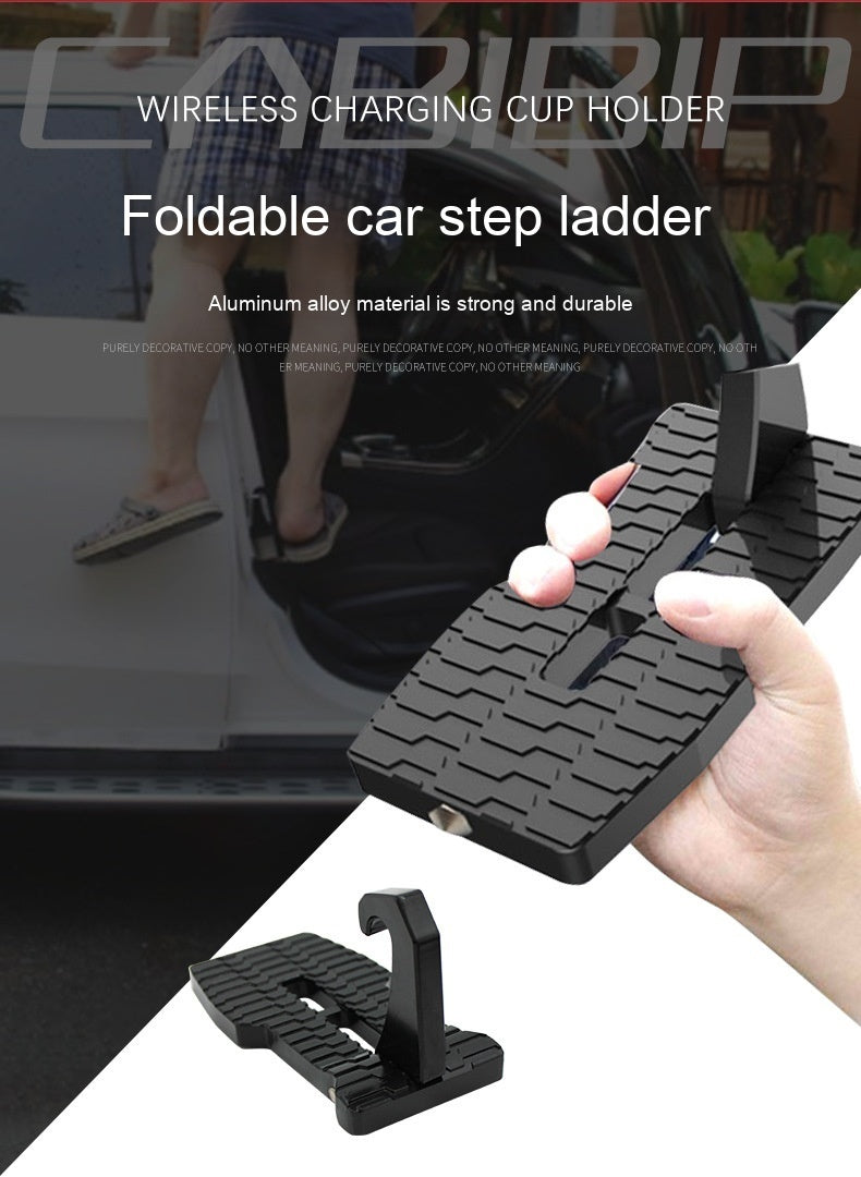 Foldable Automobile Luggage Rack Auxiliary Ladder Side Door Auxiliary Ladder Pedal