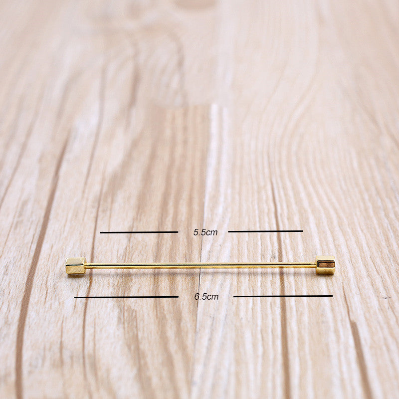 Man business horse wedding Guoming groom graduation interview tie pin stick buckle