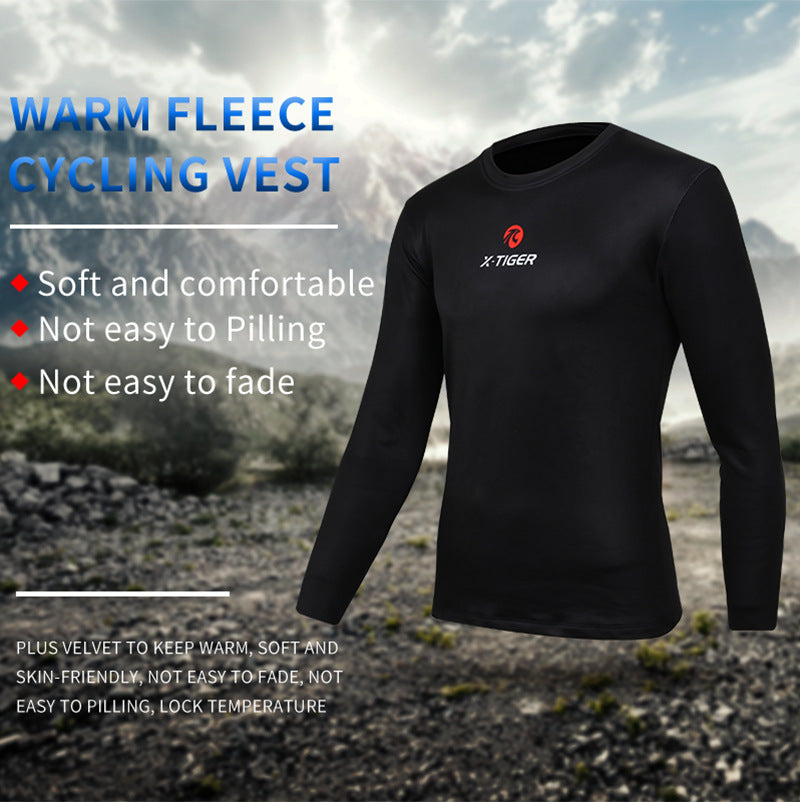 Autumn And Winter Fleece Thermal Vest Plus Fleece Thermal Clothing Men's Version