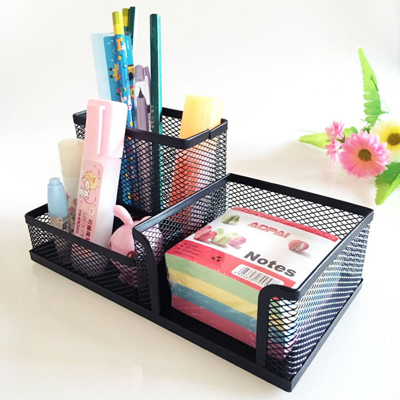 Pen Holder Desktop Storage Pen Barrel Iron Art