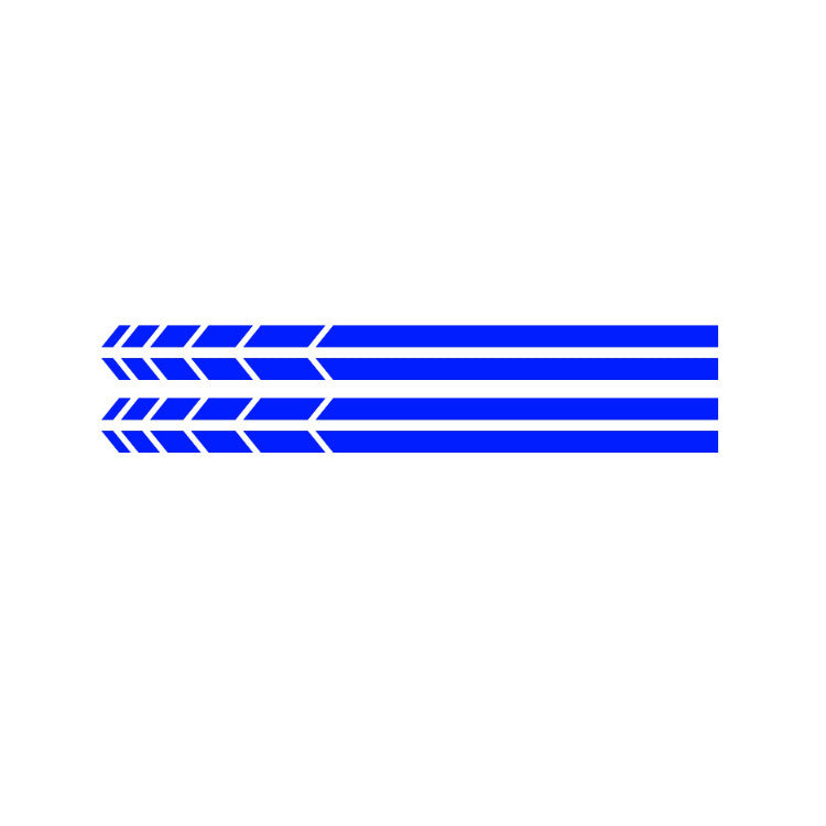 DIY Rearview Mirror Sticker Side Stickers Reflective Stripe Automobile Sticker SUV Car Decal