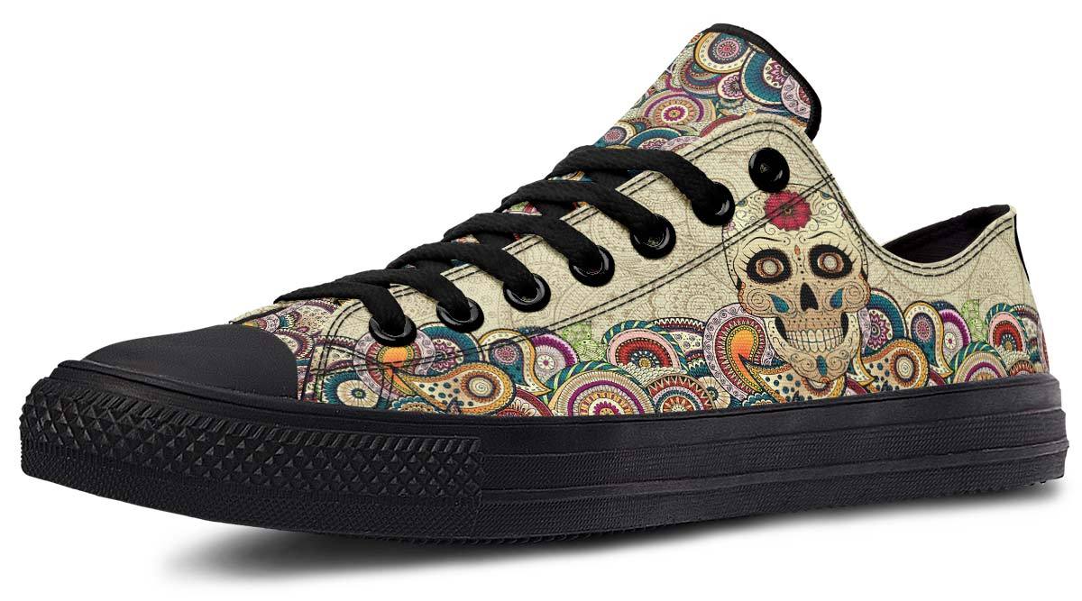 Fashion Print Couple Low-Top Canvas Shoes