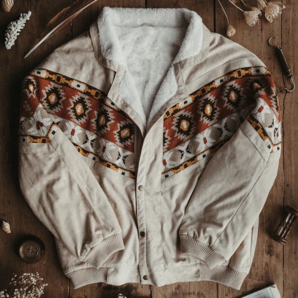 European Winter Thermal Print Pilot Jacket