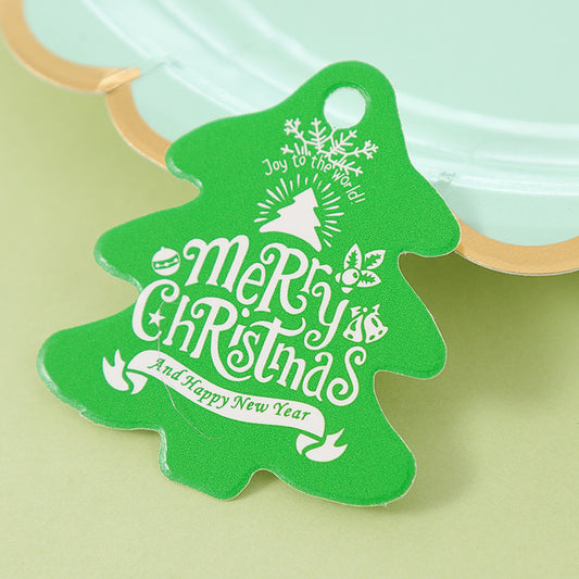 Christmas Small Hangtag Christmas Gift Box Decoration Accessories Pendant Spot Cute Small Card In Stock Wholesale