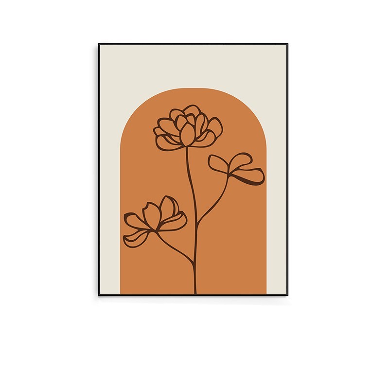 Decorative Painting Of The Living Room Sofa Background
