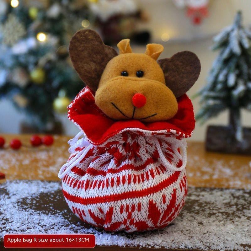 Christmas Eve Apple Gift Box Desktop Doll Ornaments