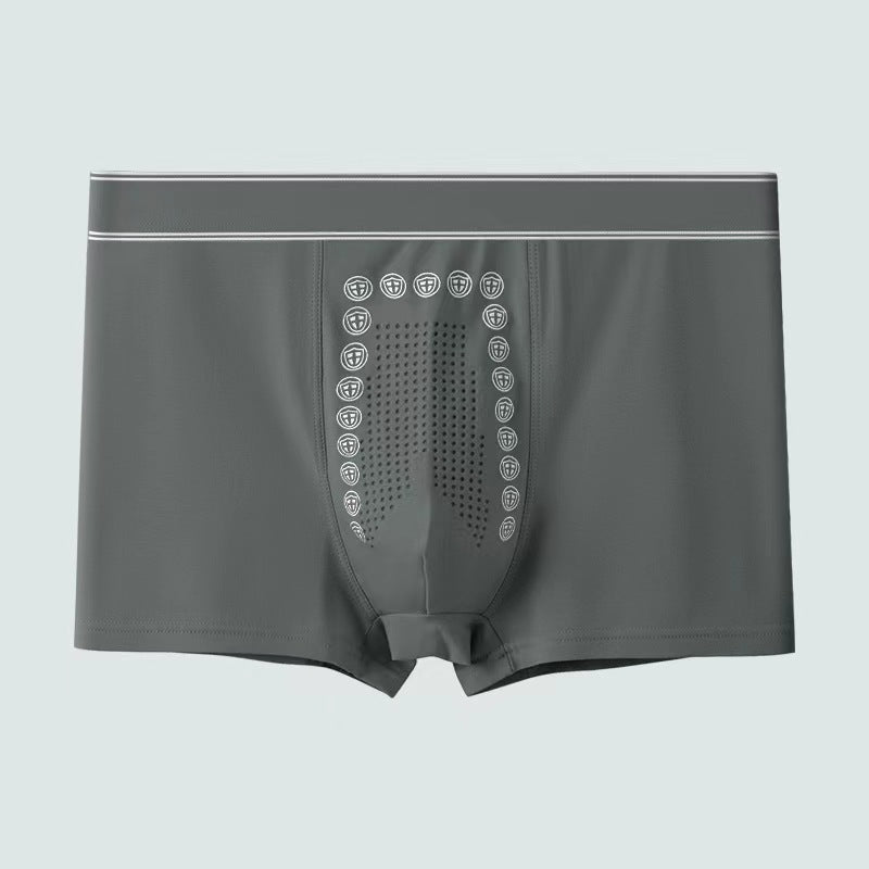 Men's Underwear Pure Cotton Graphene Antibacterial Particles Breathable Absorbent Loose Boxers