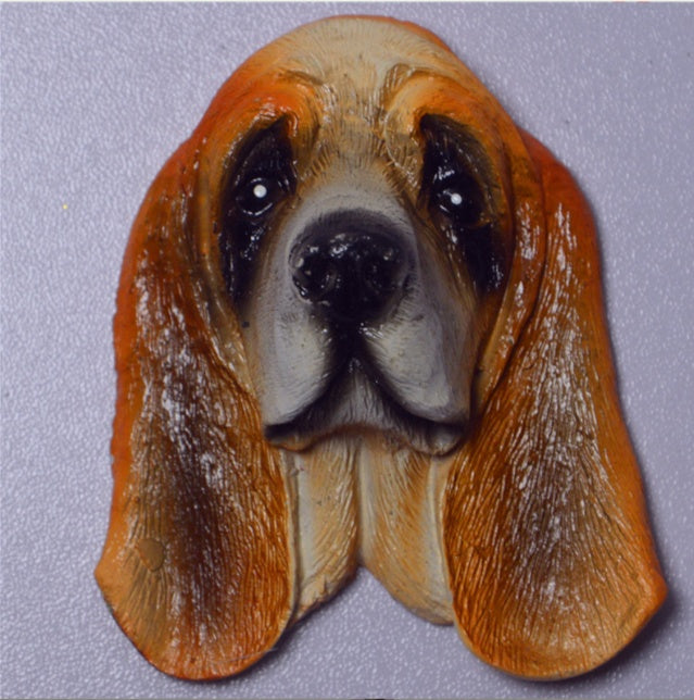 Dog Head Magnetic Refrigerator Magnet Decoration