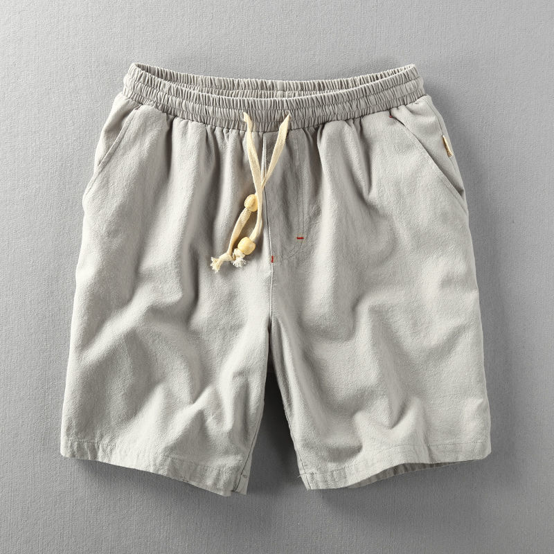 Summer Men's Thin Casual Linen Shorts