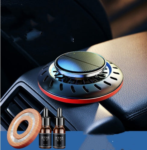 Solar Rotating Car Perfume Creative Car Interior