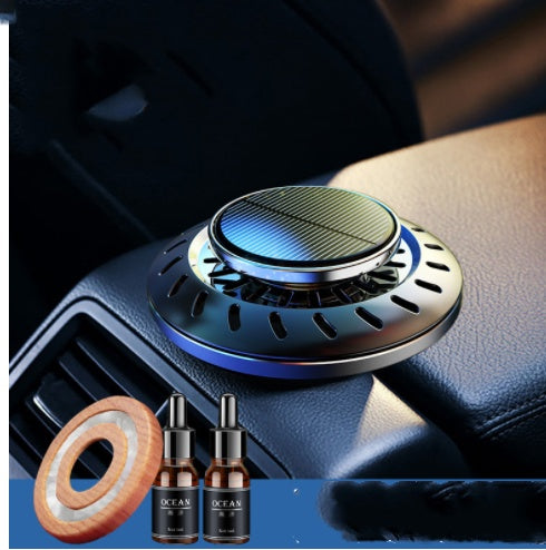 Solar Rotating Car Perfume Creative Car Interior