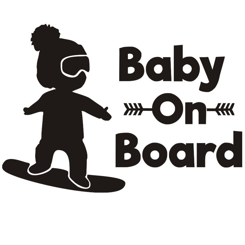 Simple Creativity Plastic Automobile Sticker