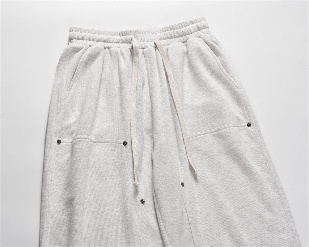 Men's Loose Casual Rivet Stitching Sports Pants