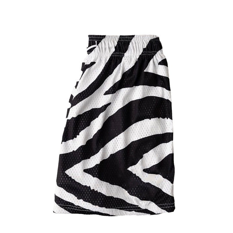 Men's Trendy Fitness Running Training Shorts Digital Printing Shorts
