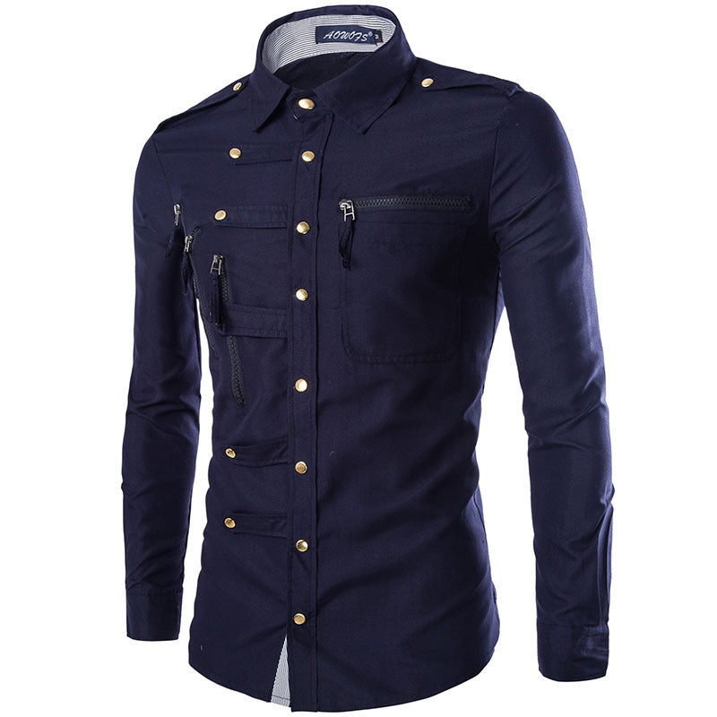 Camisa de marca para hombre, 2020, diseño de moda para hombre, Camisa de vestir de algodón ajustada, camisas de manga larga con estilo, Chemise Homme Camisa Masculina