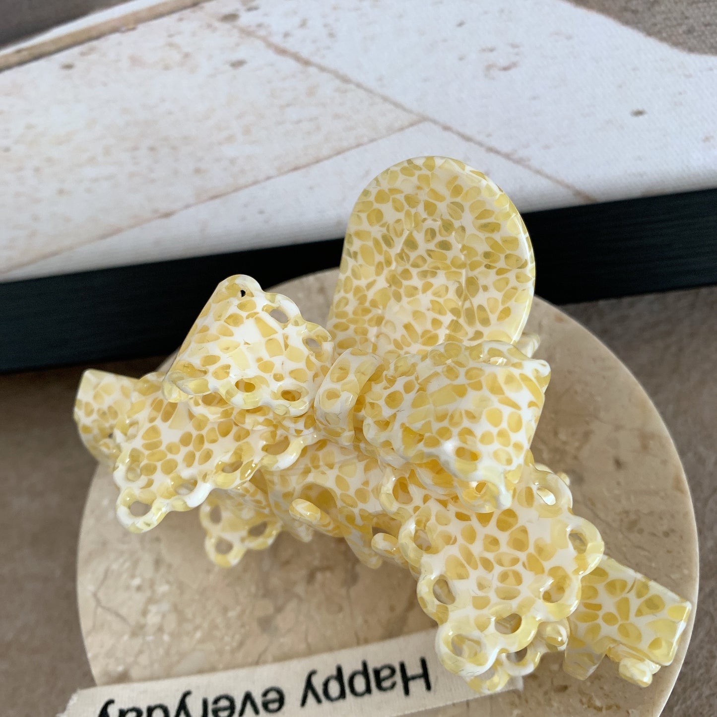Acetate Lace Bow Barrettes Sweet Temperament Girl