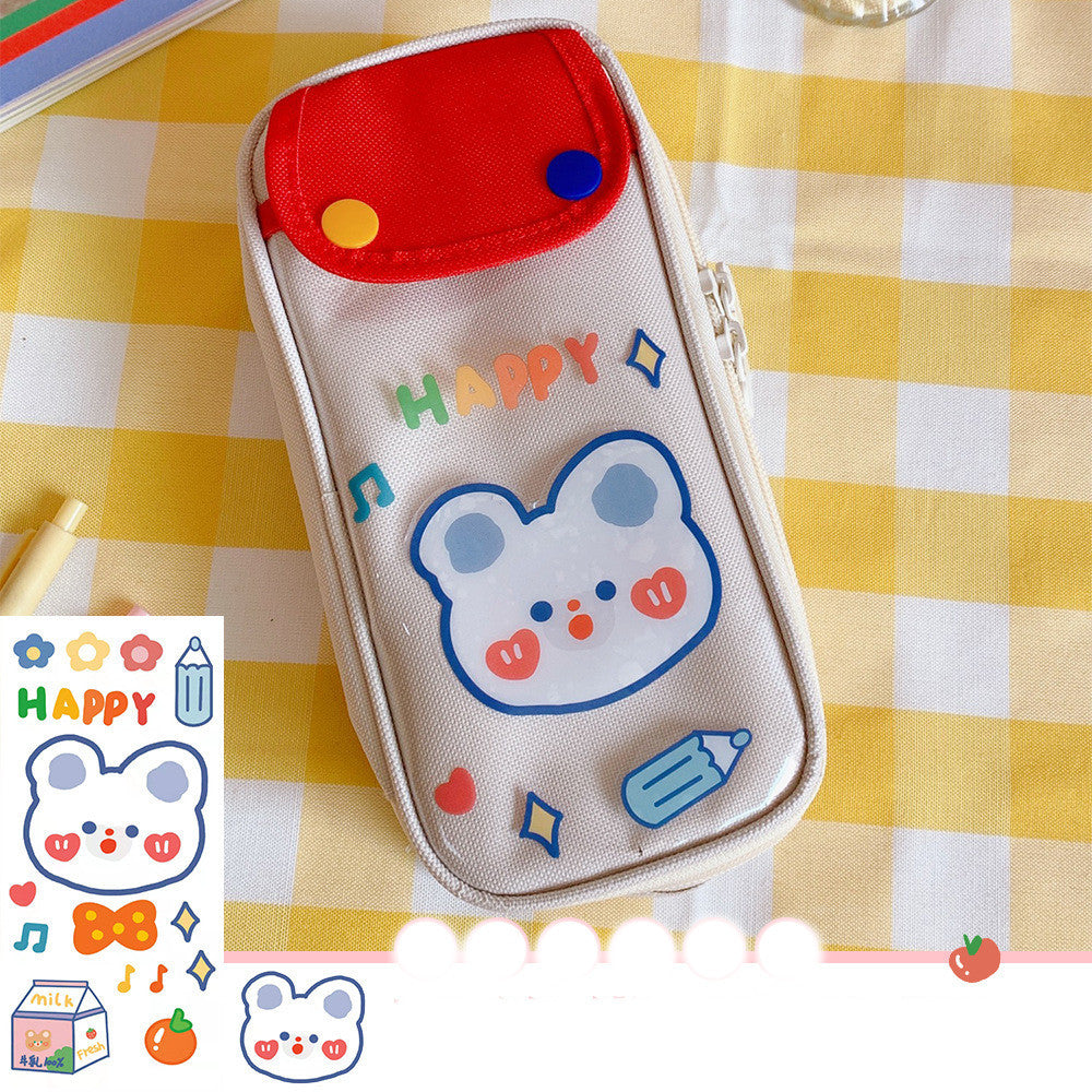 Multifunctional Large Capacity Double Layer Pencil Case