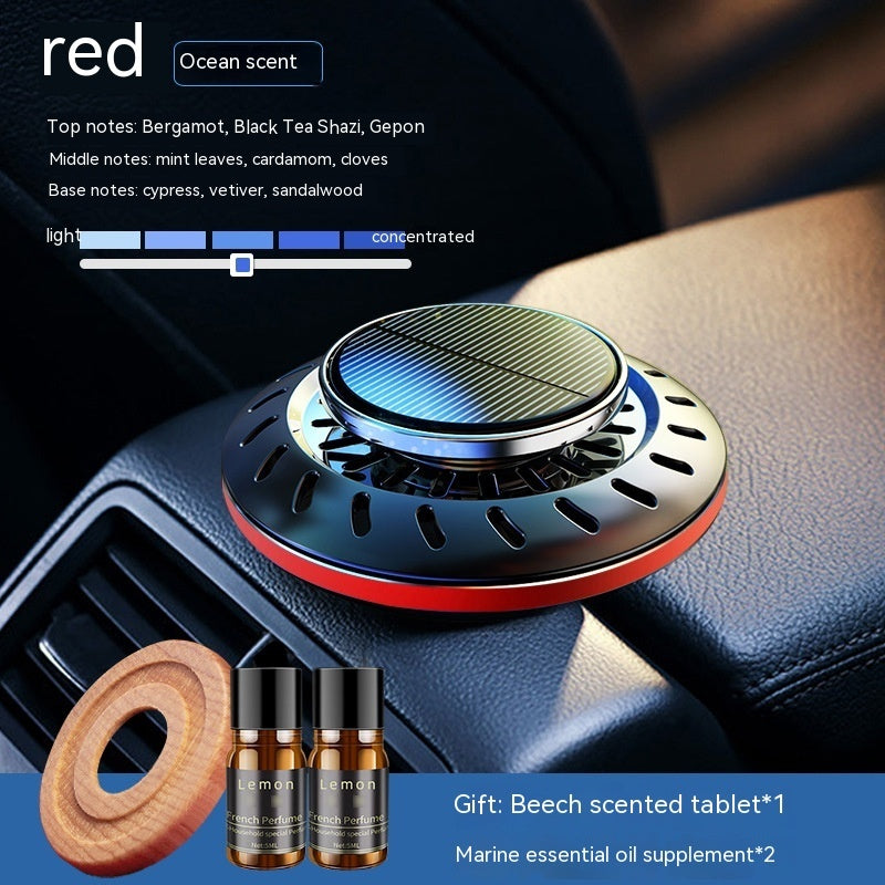 Solar Rotating Car Perfume Creative Car Interior