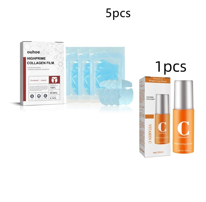 Collagen Film Fade Wrinkles Skin Plump Moisturizing Eye Skin Rejuvenation Film