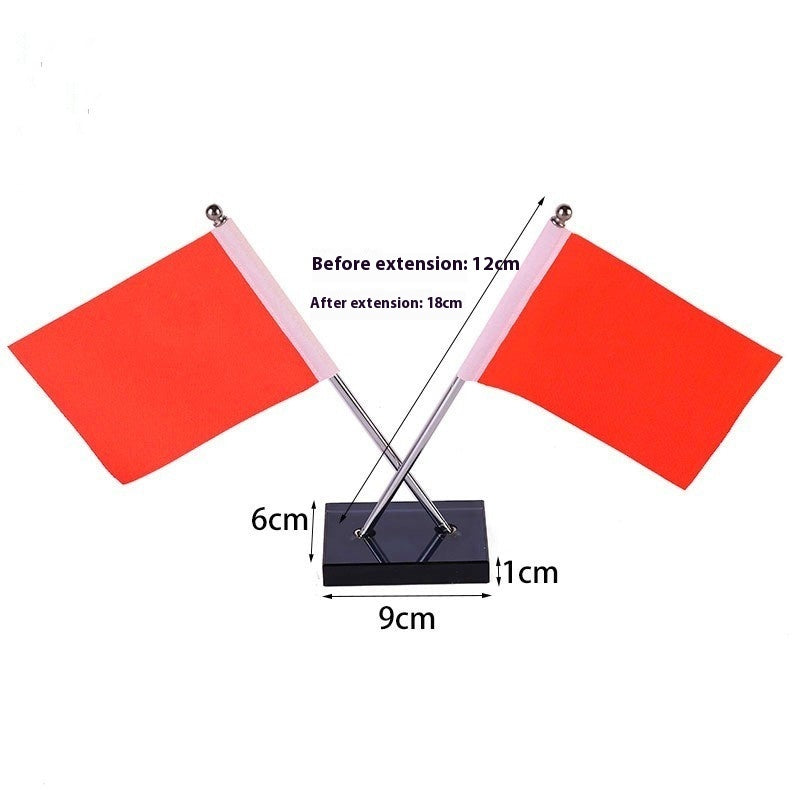 Retractable Cross Rod Crystal Base Table Runner Ornaments