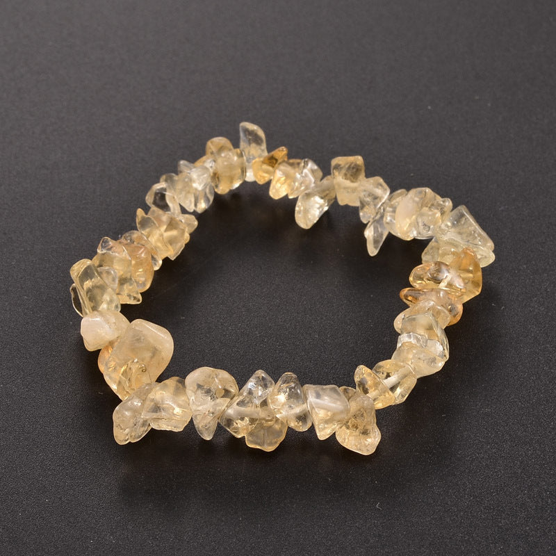 Women's Natural Crystal Irregular Gravel Bracelet