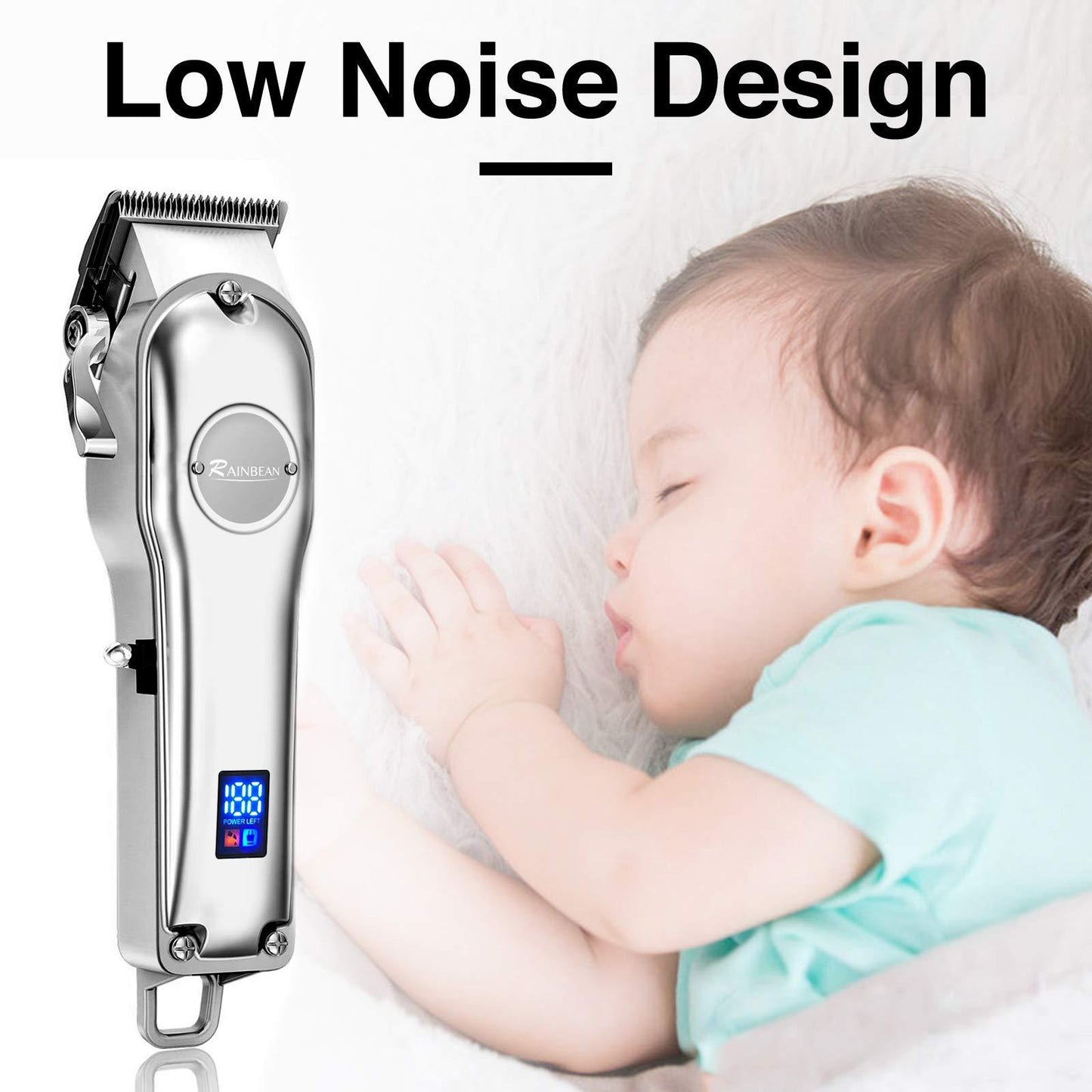 Recortador de pelo 3 en 1 IPX7 impermeable Kit de aseo de barba Cordless para mujeres y niños pantalla LED USB recargable Amazon prohibida