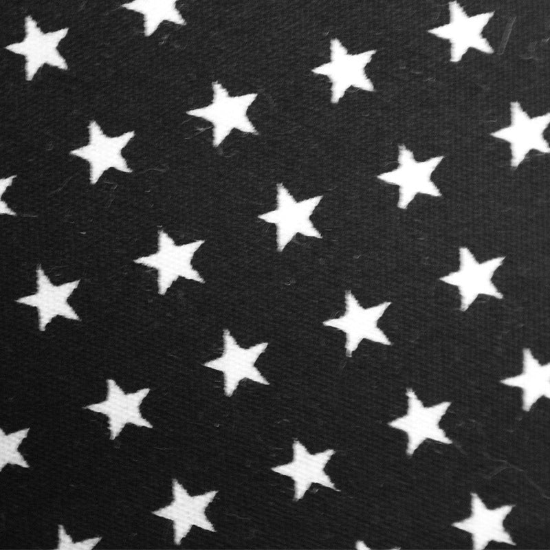 Star Print Hip Hop Belt Buckle Fedora Hat