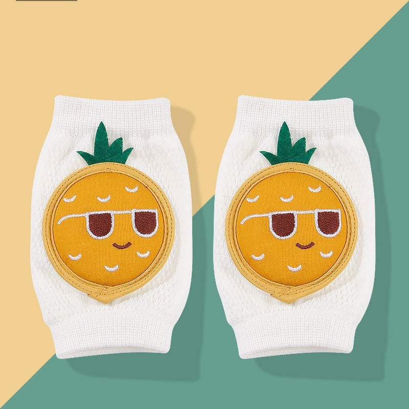 Children's Knee Pad Cover Baby Crawling Toddler Anti-fall Walking Thickened Summer Elbow Pad Children Medium And Large
