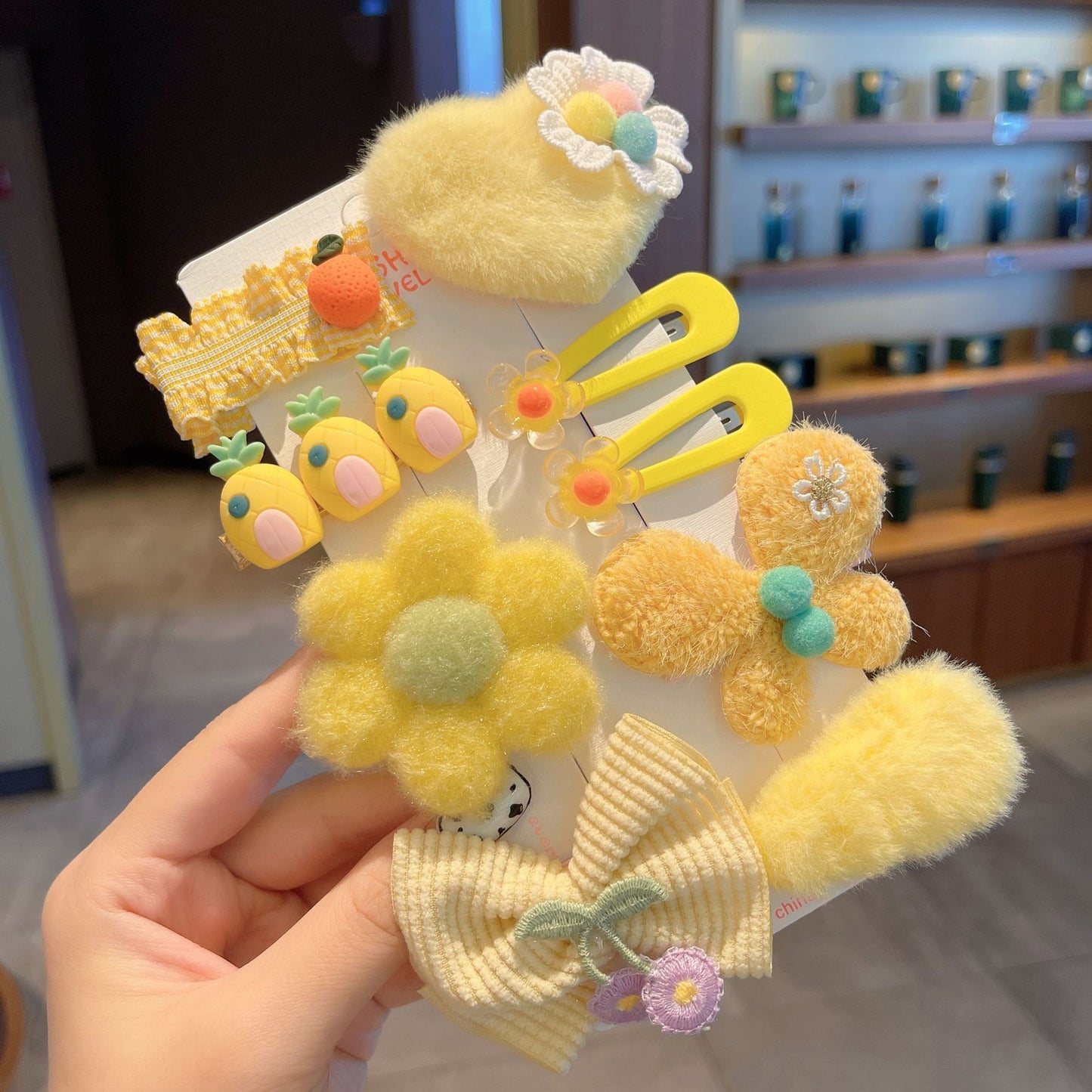 New Plush Cute Sweet Children Barrettes