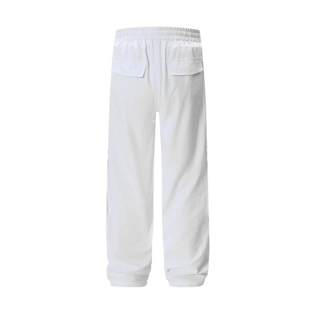 Stylish Multi-pocket Workwear Trousers For Men
