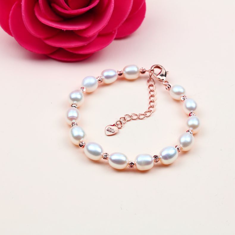 Pulsera de moda pulsera de tendencia de perlas de agua dulce