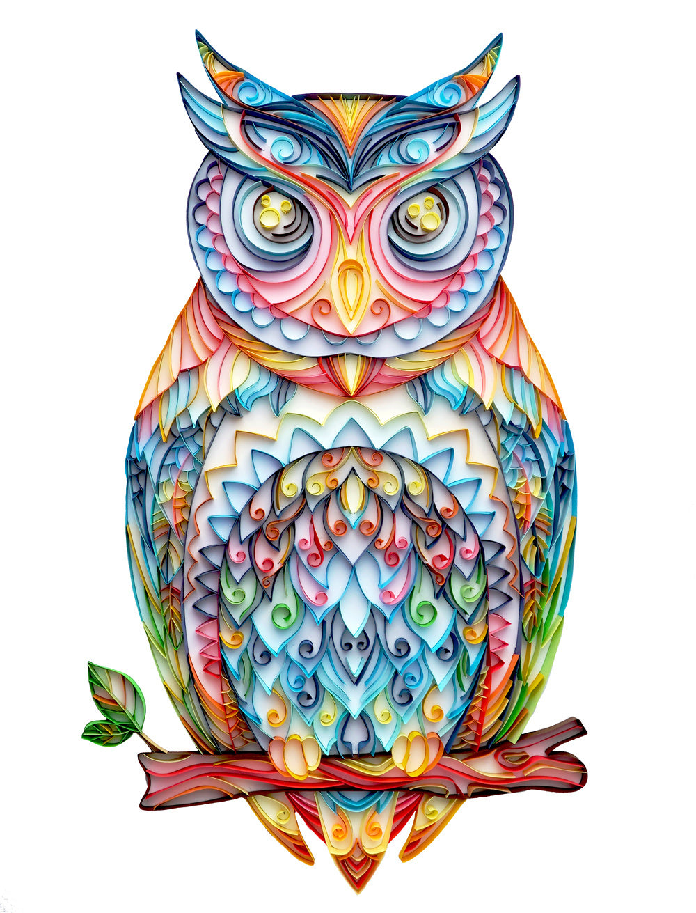 Pintura de papel acolchado artesanías creativas hechas a mano
