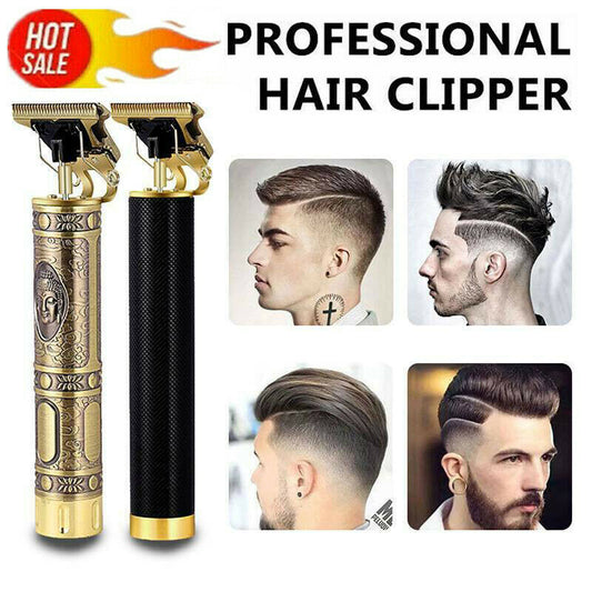 Cortadora de pelo eléctrica USB, afeitadora recargable, recortadora de barba, máquina de corte de pelo profesional para hombres, afeitadora de barba y barbero