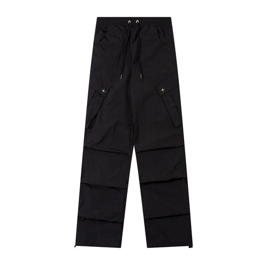 Men's Fashion Mechanical Style Pleated Workwear Casual Pants