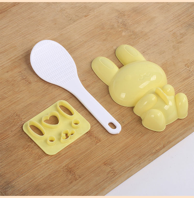 Diy Shape Set Meal Topped With Curry And Rice Mold