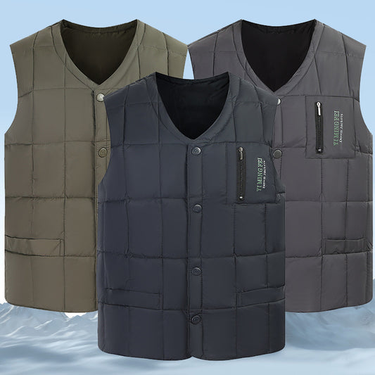 Men's Down Vest Thermal Liner Waistcoat